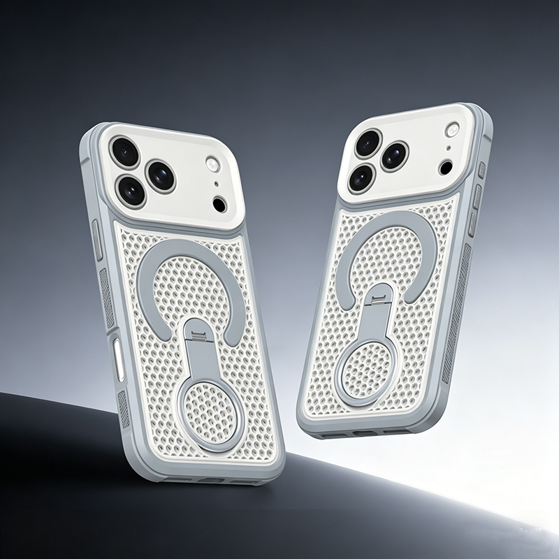 ArcticHoneycomb · 360° Magnetic Kickstand Cooling Case