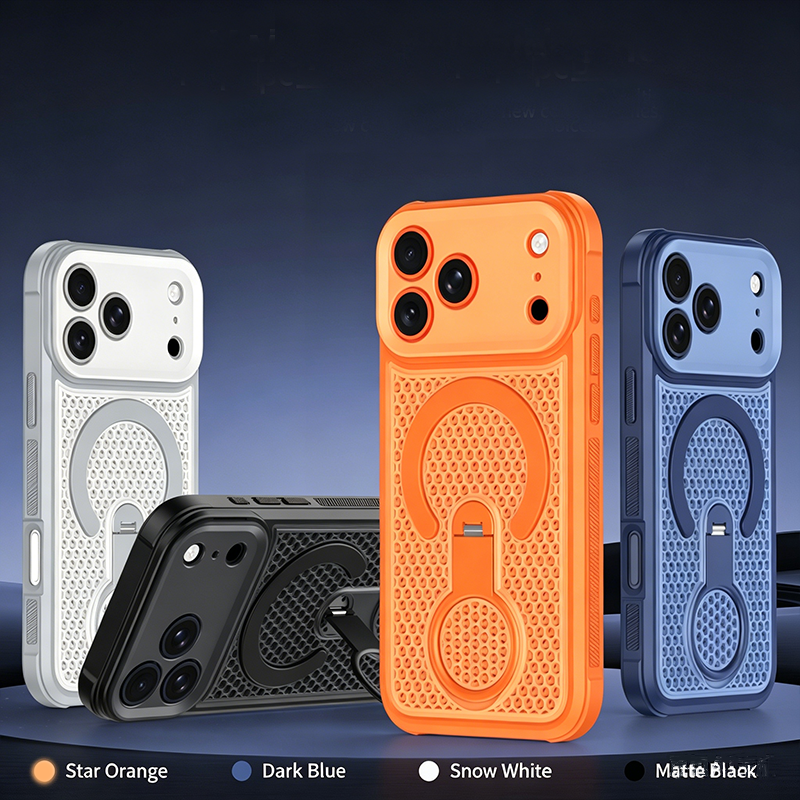 ArcticHoneycomb · 360° Magnetic Kickstand Cooling Case