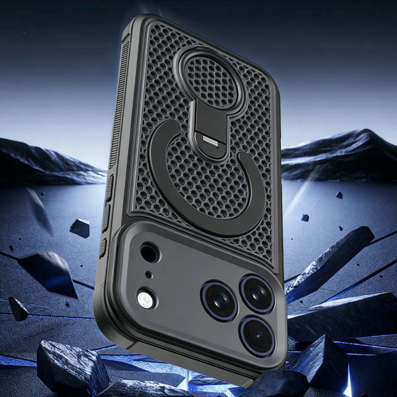 ArcticHoneycomb · 360° Magnetic Kickstand Cooling Case