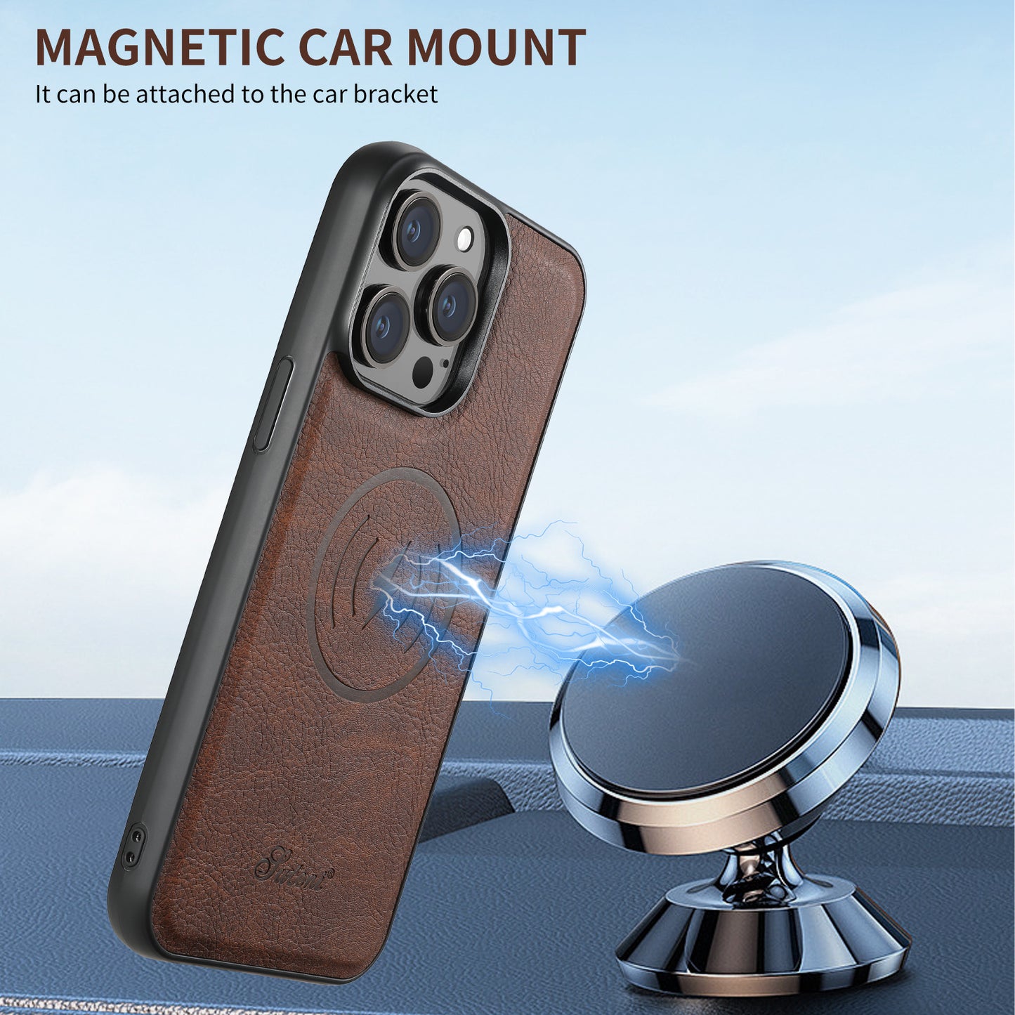 2-in-1 Detachable Phone Case: Card Wallet & MagSafe Charging