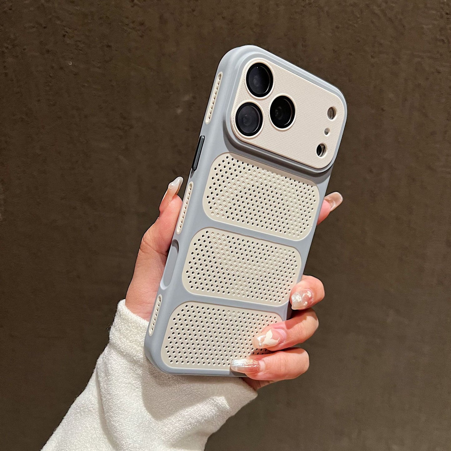 BreatheArmor · Mesh-Cooling Magnetic Matte Case