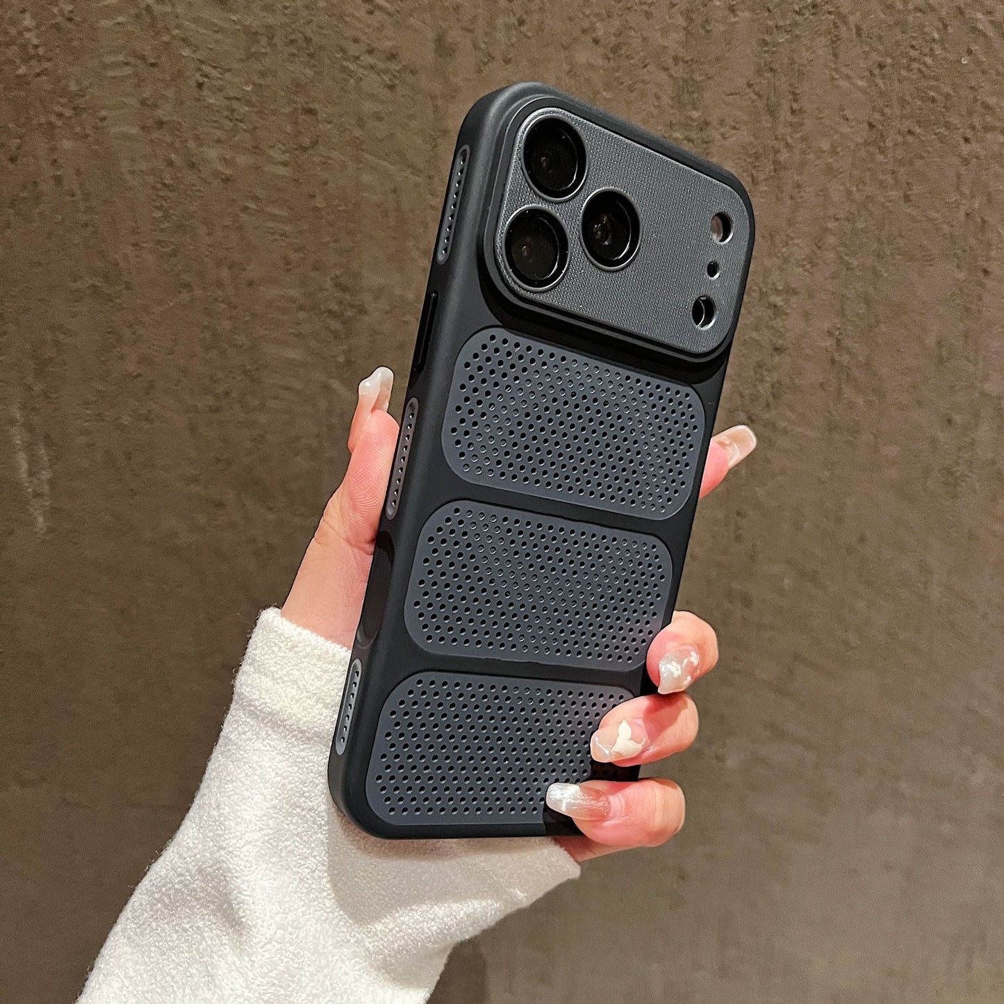 BreatheArmor · Mesh-Cooling Magnetic Matte Case