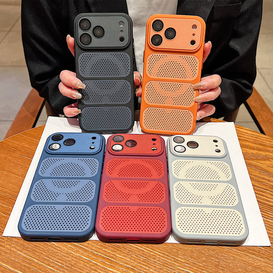 BreatheArmor · Mesh-Cooling Magnetic Matte Case