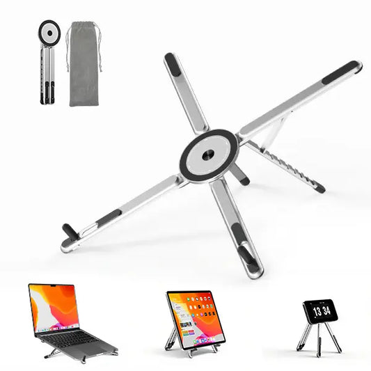 ApexFlex · 3-in-1 Magnetic Alloy Folding Tech Stand