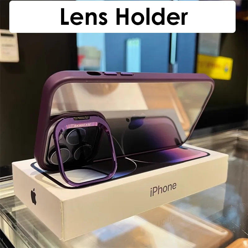 CrystalStand iPhone Case: Clarity, Stand, and Lens Film All-in-One