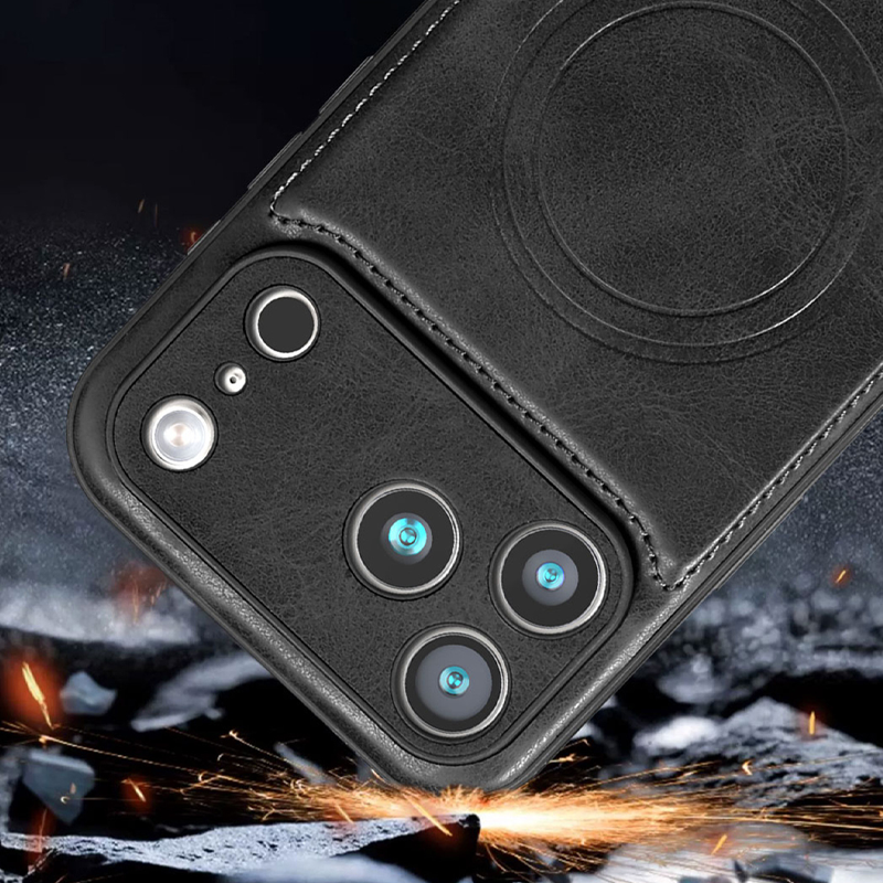 EliteCraft Leather Case – MagSafe Compatible & Professional Design
