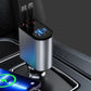 Car Multi-functional Charger：4-in-1 Retractable Charging Cable