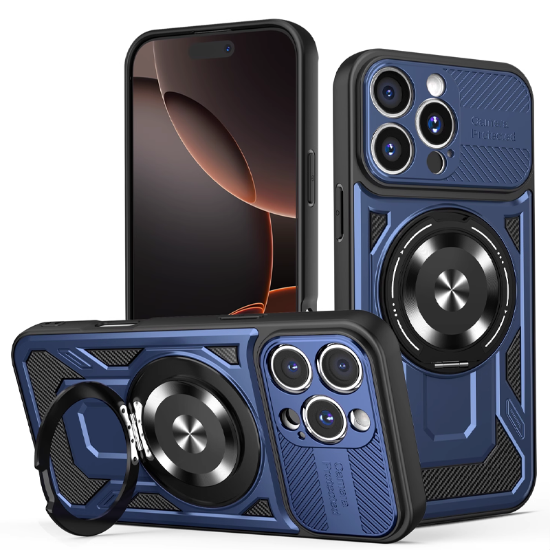 ArmorEdge Tactical MagStand Case – Military-Grade Protection & Magnetic Charging Ready