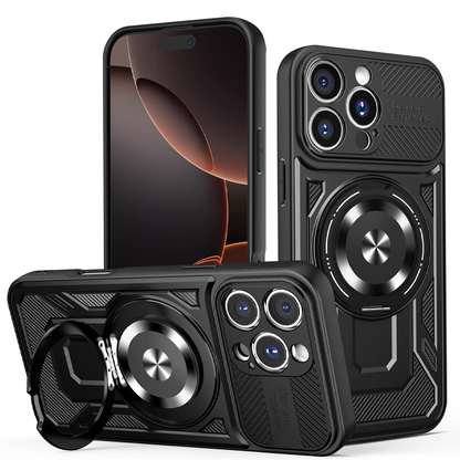ArmorEdge Tactical MagStand Case – Military-Grade Protection & Magnetic Charging Ready